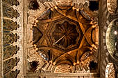 The Cathedral of Cordoba, the ancient Mezquita, interior, maqsura dome 