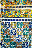 Seville, Alczar, polychrome glazed tile dados 