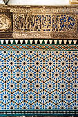 Seville, Alczar, polychrome glazed tile dados 