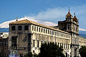 Adrano (Catania) - Chiesa e monastero di Santa Lucia, the mount Etna is in the backdrop. 