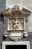 Catania - Edicola di S. Agata ingresso del palazzo Platamone nel monastero di San Placido, via Museo Biscari. 