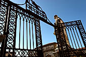 The cathedral of Cefal - The gates of the churchyard. 