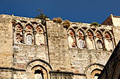 The cathedral of Cefal - The cloister. View of the transept. 