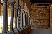 The cathedral of Cefal - The cloister. View of the South colonnade. 