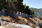 Cefal - The 'Rocca' . The walls, that surrounds the Rocca in almost all of its perimeter, have dovetail merlons. 