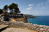 Cefal - The 'Rocca' . A stretch of the walls that surround the Rocca in almost all of its perimeter. 