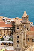 The cathedral of Cefal - The two towers, different one from the other. 