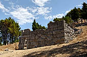 Cefal - The 'Rocca' . The megalithic building known as the Temple of Diana (v - iv c. BC.) linked to the worship of water.  