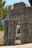 Cefal - The 'Rocca' . The megalithic building known as the Temple of Diana (v - iv c. BC.) linked to the worship of water.  