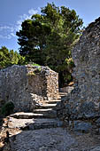 Cefal - The 'Rocca' . The second fortified entranceway opened in the walls surrounding the Rocca.  