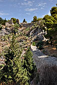 Cefal - The 'Rocca' . The walls in the proximity of the second gateway. 