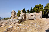 Cefal - The 'Rocca' . The archaeological area of the stores and ovens. 