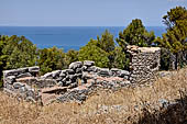 Cefal - The 'Rocca'. The Temple of Diana (v - iv c. BC.) with the ruins of a Byzantine church dedicated to St. Venera. 