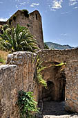 Cefal - The 'Rocca' . Stone building of the barrack area above the first gateway. 