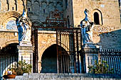 The cathedral of Cefal - The gates of the churchyard. 