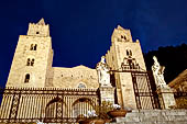 The cathedral of Cefal - Night picture of the church. 