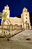 The cathedral of Cefal - Night picture of the church. 