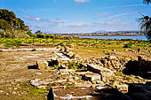 Stagnone di Marsala - Isola di San Pantaleo, resti della antica Mozia (IV sec aC). 