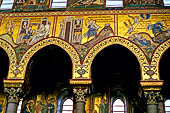 Monreale Cattedrale di Santa Maria Nuova. Ciclo musivo con immagini delle vicende di Giacobbe.