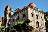 Palermo - Chiesa di San Cataldo e campanile della chiesa detta della 'Martorana'. 