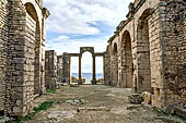 Dougga, Terme Liciniane. Il frigidarium 