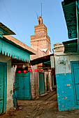 Sfax, la grande moschea. Il minareto visto da Rue des Aghlabites. 