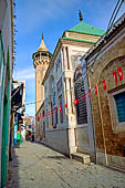 Tunisi, la medina, moschea di Hammouda Pacha in rue Sidi Ben Arous. 