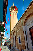 Tunisi, la medina, moschea di Hammouda Pacha in rue Sidi Ben Arous. 