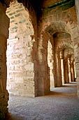 El Jem, l'anfiteatro romano. Camminamento interno. 