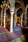 Kairouan, la grande moschea. La sala di preghiera.