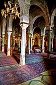 Kairouan, la grande moschea. La sala di preghiera. 