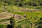 The road to Amed has spectacular scenery with views of rice paddies and plantations around Gunung Lempuyang.