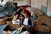 Mother Temple of Besakih - Bali. Street sellers along the processional way to the temple.