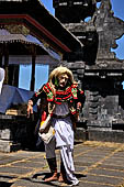 Pura Gelap - Mother Temple of Besakih - Bali. Topeng Mask Dance accompanied by gamelan music. 