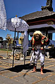 Pura Gelap - Mother Temple of Besakih - Bali. Topeng Mask Dance accompanied by gamelan music. 