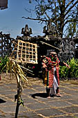 Pura Gelap - Mother Temple of Besakih - Bali. Topeng Mask Dance accompanied by gamelan music.