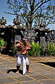 Pura Gelap - Mother Temple of Besakih - Bali. Topeng Mask Dance accompanied by gamelan music. 