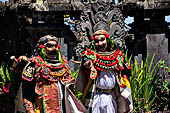 Pura Gelap - Mother Temple of Besakih - Bali. Topeng Mask Dance accompanied by gamelan music. 