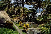 Bali - Resort close to the black sands of Suraberata beach in the Tabanan region.