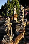 The Bale Kambang, Floating Pavilion, Kerta Gosa complex, Semarapura, Klungkung, Bali. Sculptural decorations. 