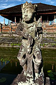 The Bale Kambang, Floating Pavilion, Kerta Gosa complex, Semarapura, Klungkung, Bali. Sculptural decorations.