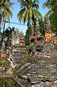 The Bale Kambang, Floating Pavilion, Kerta Gosa complex, Semarapura, Klungkung, Bali. Sculptural decorations.