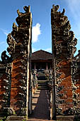 The Bale Kambang, Floating Pavilion, Kerta Gosa complex, Semarapura, Klungkung, Bali. Split gate.