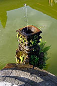 The Bale Kambang, Floating Pavilion, Kerta Gosa complex, Semarapura, Klungkung, Bali. Sculptural decorations. 