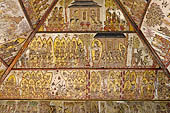 Klungkung - Bali. The Kerta Gosa palace, paintings of the upper levels. 