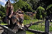 Tirtagangga, Bali - The sculptures of Barong and Rangda representing the eternal struggle between good and evil.