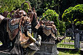 Tirtagangga, Bali - The sculptures of Barong and Rangda representing the eternal struggle between good and evil.