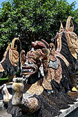 Tirtagangga, Bali - The sculptures of Barong and Rangda representing the eternal struggle between good and evil.