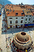 Dubrovnik, la fontana di Onofrio vista dalle mura