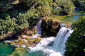 Parco Nazionale delle cascate del fiume Krka (Cherca).  Le cascate Skradinski Buk.